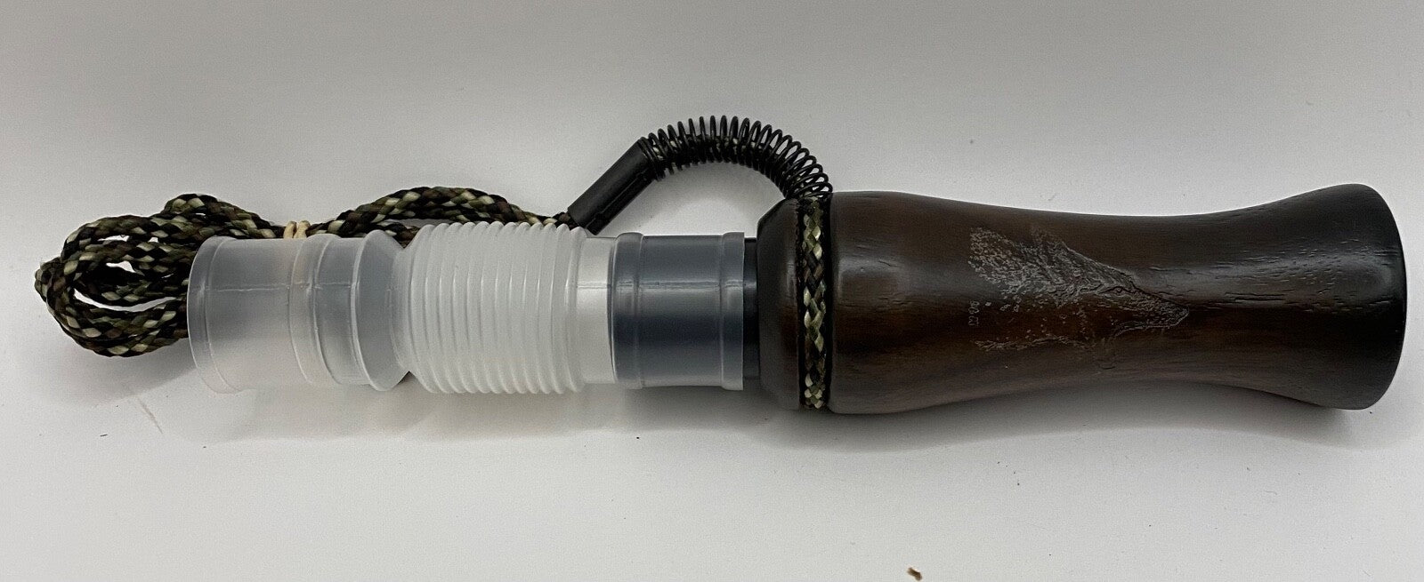 Genuinely Amish Crafted Wooden Coyote Howler Call with Lanyard - New, Unused!