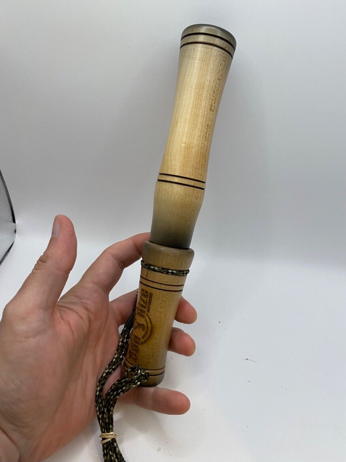Wooden Amish Crafted Son Rize Buck / Deer Grunt Call - All Wood, Deep Sound!