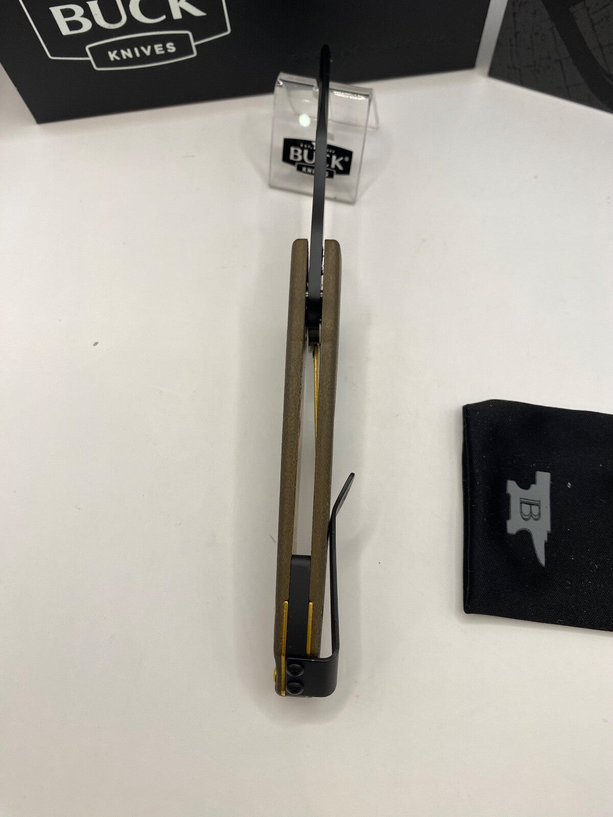 Buck USA 842 Sprint Ops Pro 2022 Limited Edition Knife with Pocket Clip, S45VN !