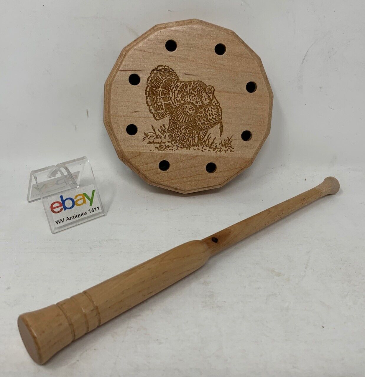Genuinely Amish Crafted Turkey Friction Call with Striker
