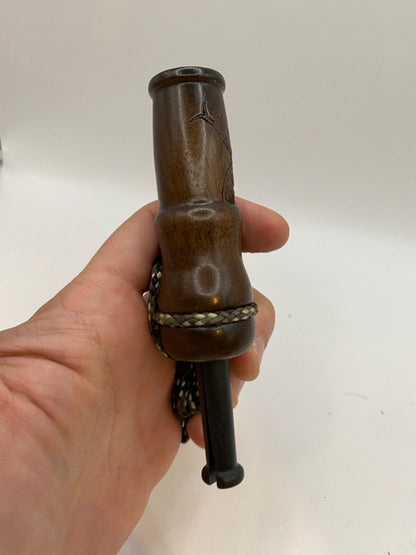 Genuinely Amish Crafted Female Elk Cow Call with Lanyard