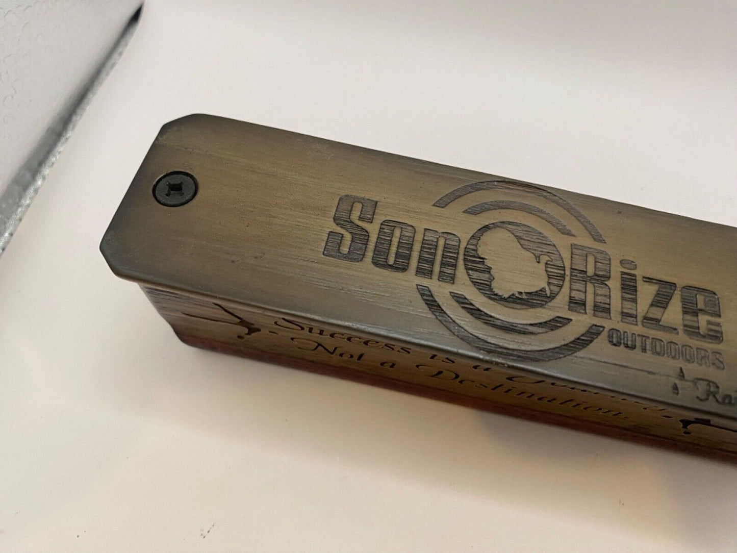 Wooden Amish Crafted Custom Engraved "Son Rize" Turkey Box Call - 2024