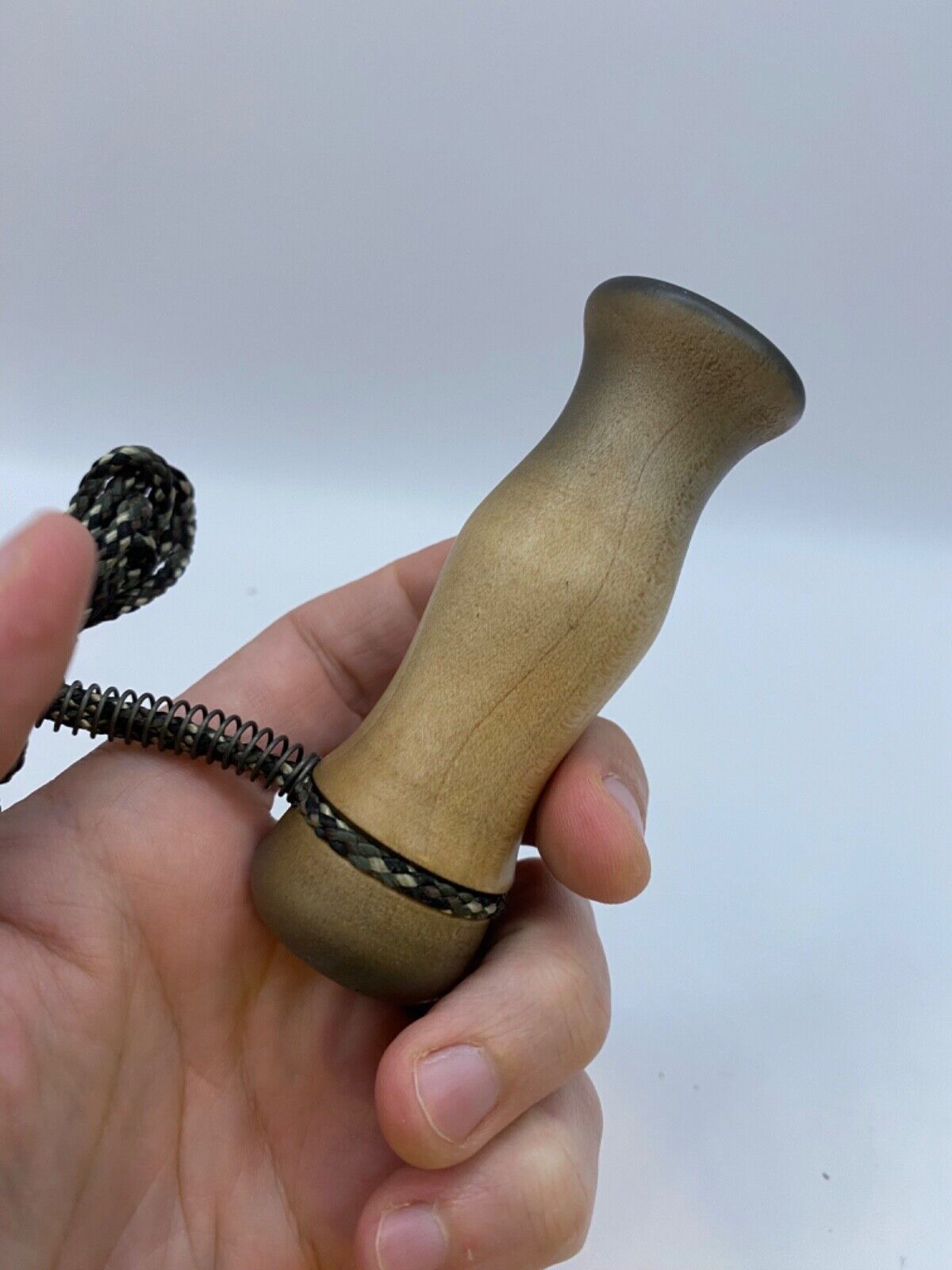 Wooden Amish Crafted Coon Squaller Raccoon Squealer Call