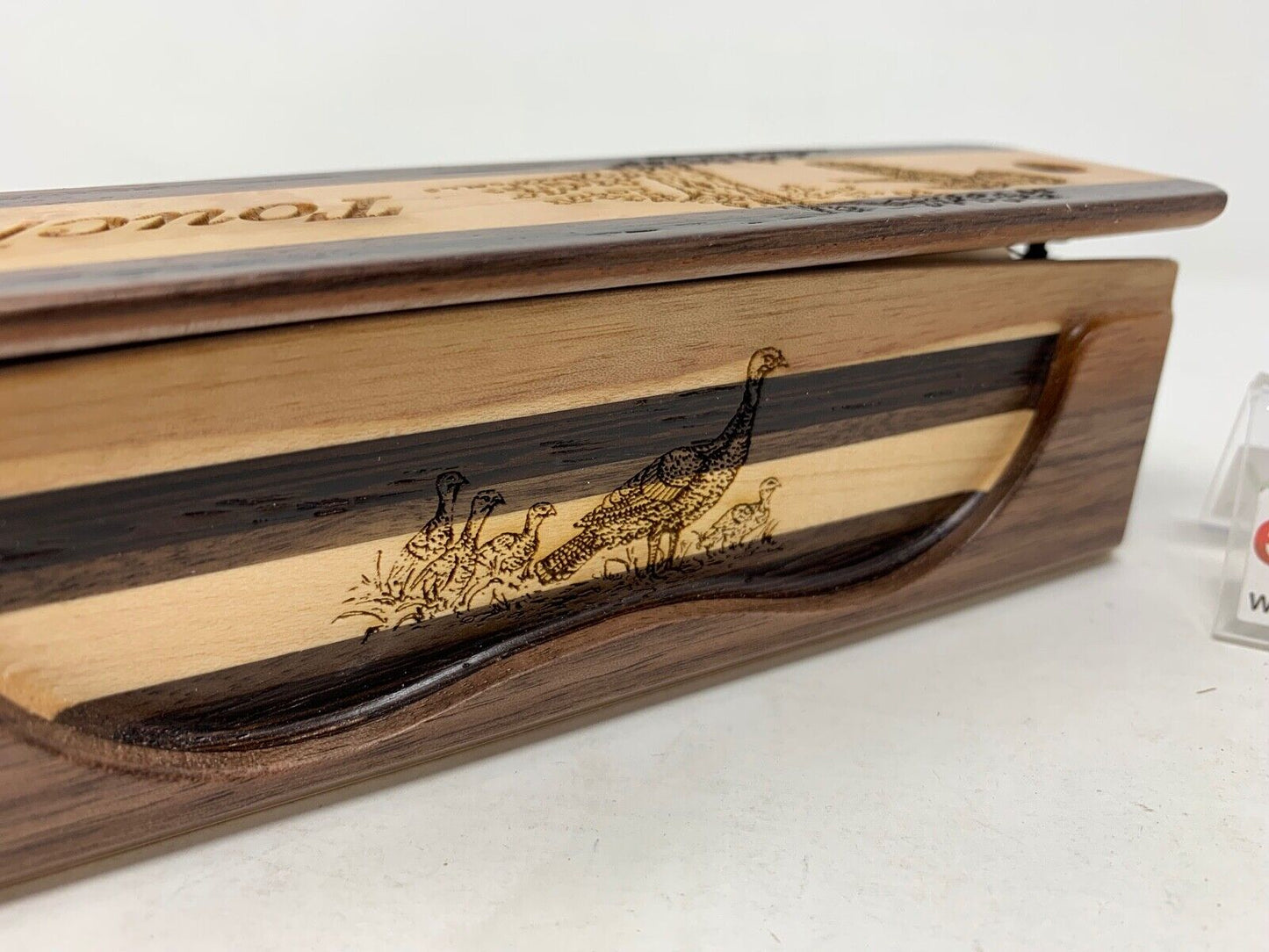 Wooden Amish Crafted "Touch Down" Turkey Box Call