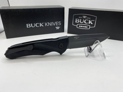 Buck USA 843 Sprint Ops Pro Knife, Black Canvas Micarta Handle, S30V Steel - NIB