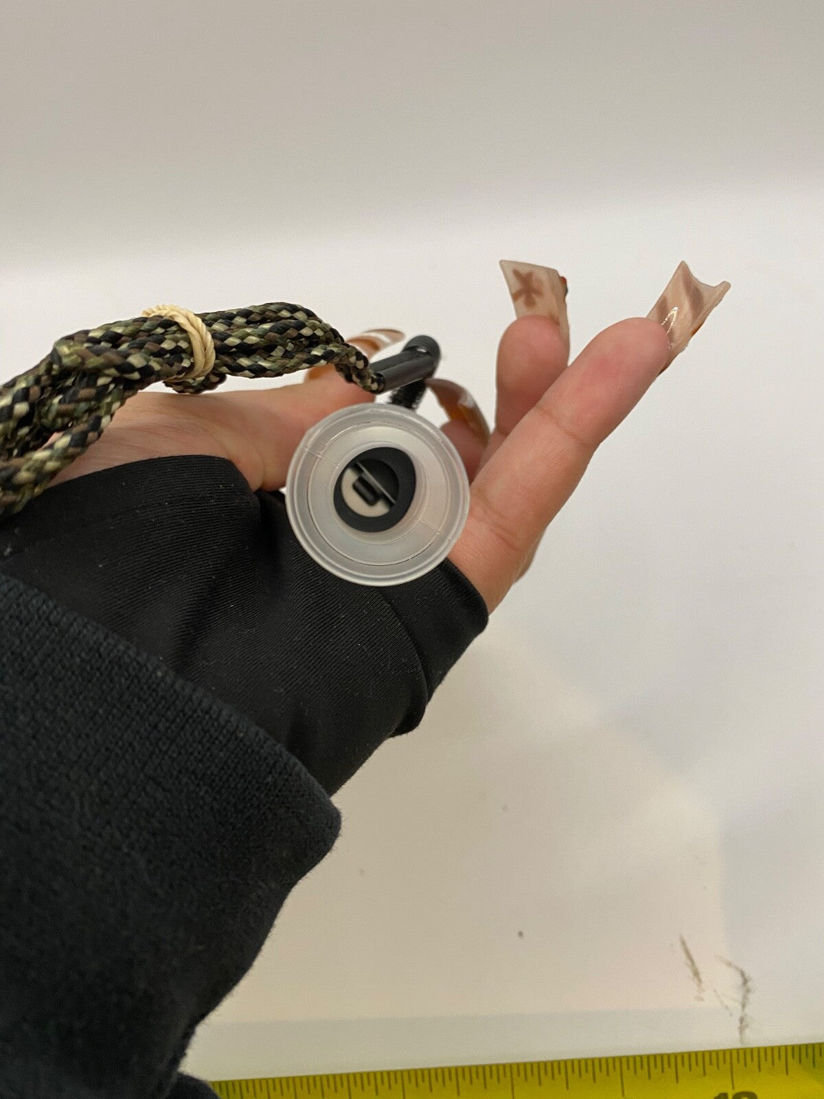 Genuinely Amish Crafted Wooden Coyote Howler Call with Lanyard - New, Unused!