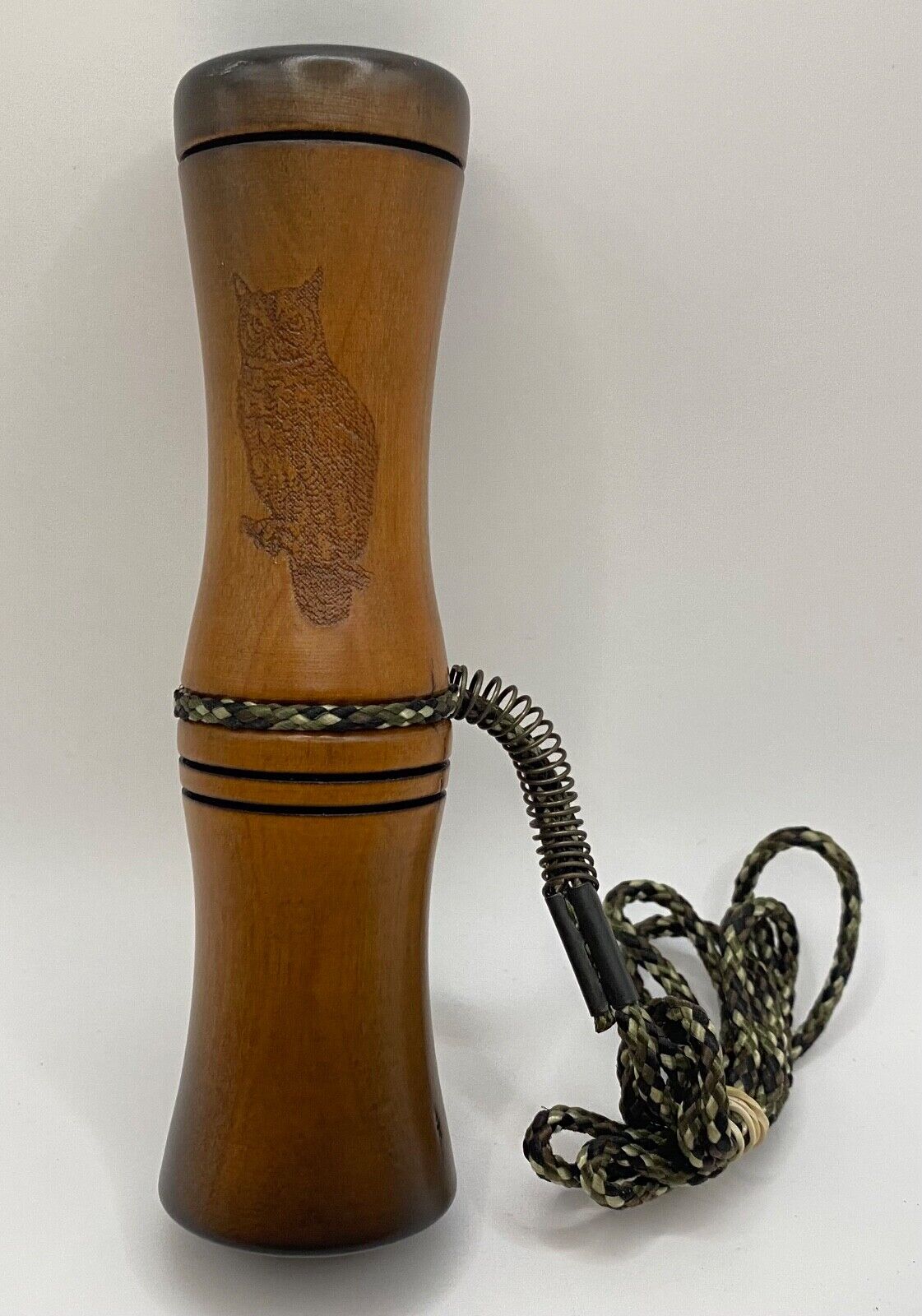 Genuinely Amish Crafted Barred Owl Hooter / Call - Wooden - Turkey Locator Call!