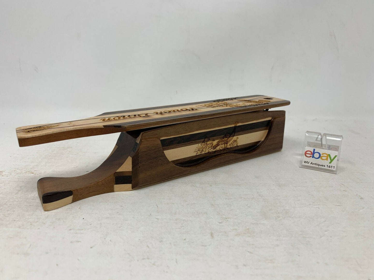 Wooden Amish Crafted "Touch Down" Turkey Box Call