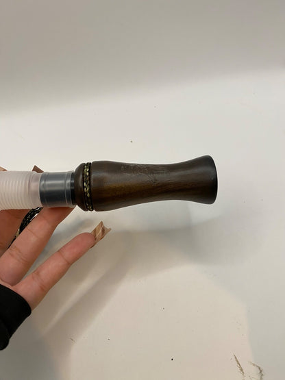 Genuinely Amish Crafted Wooden Coyote Howler Call with Lanyard - New, Unused!