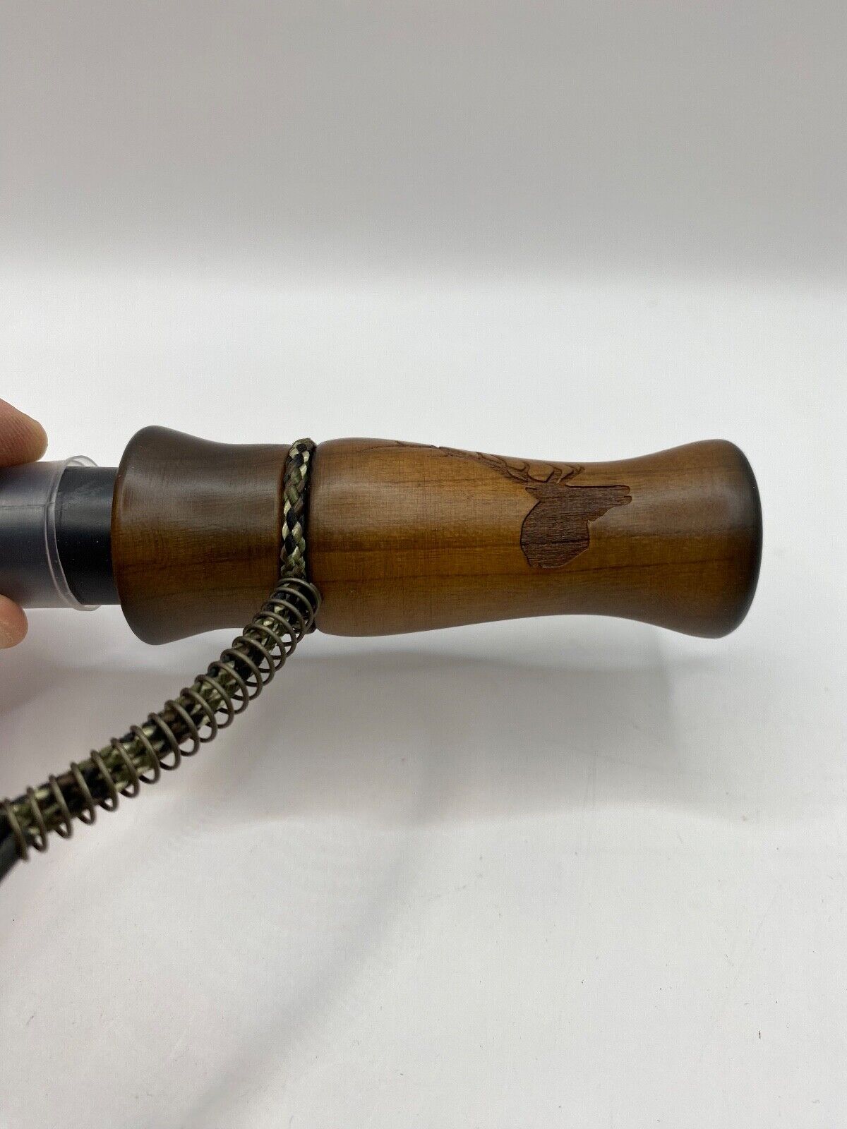 Genuinely Amish Crafted Wooden Elk Bugle Call with Lanyard
