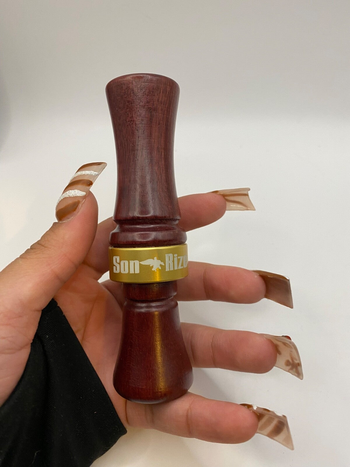 Wooden Amish Crafted Son Rize Duck Call - Big, Full Sound - New, Unused!