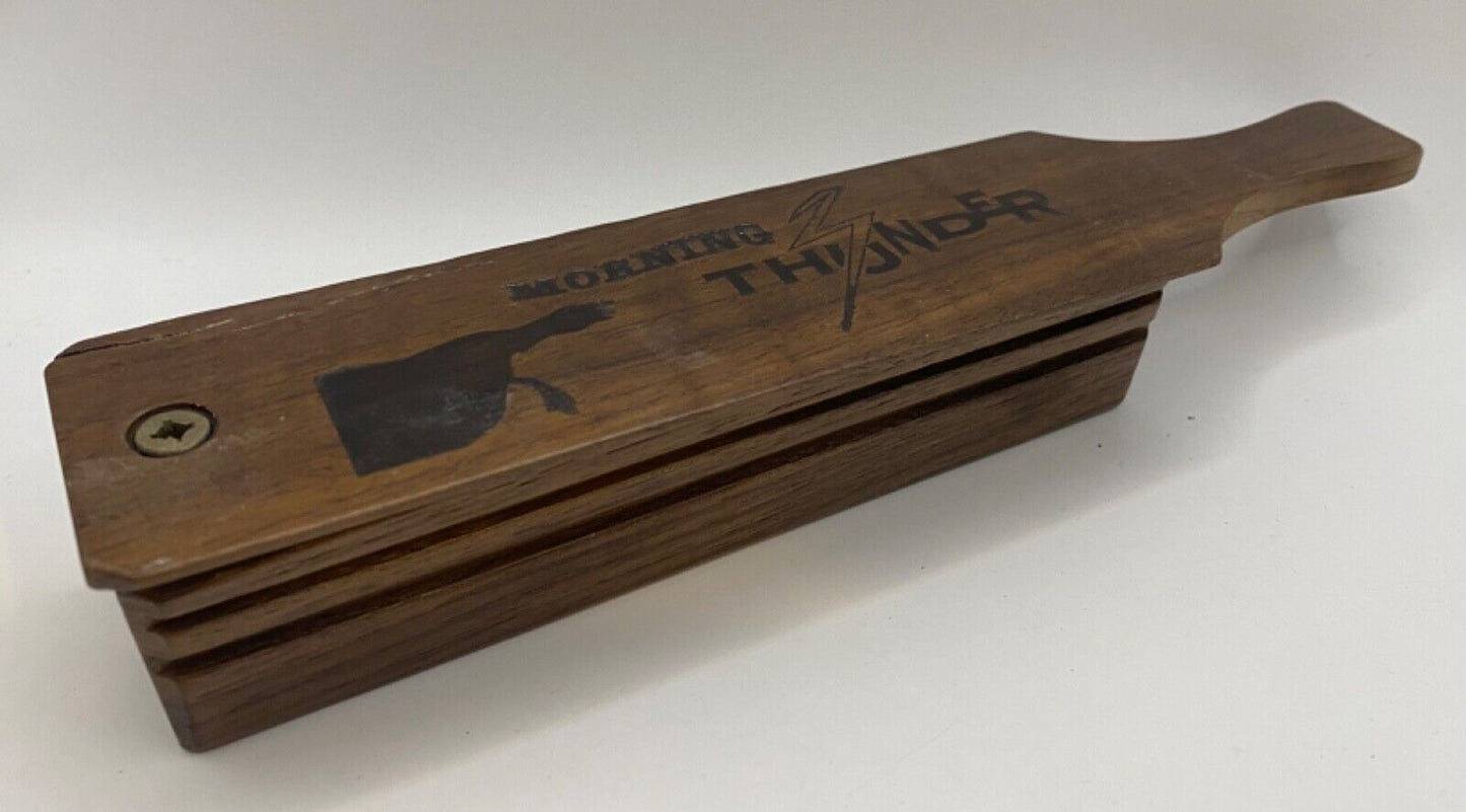 Wooden Amish Crafted "Morning Thunder" Limited Edition 2024 Turkey Box Call