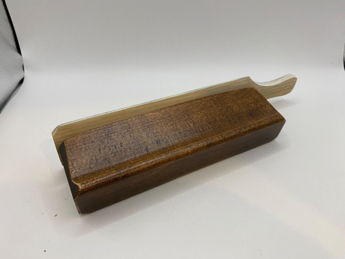 Wooden Amish Crafted Painted Lid Turkey Box Call - Winter Scene