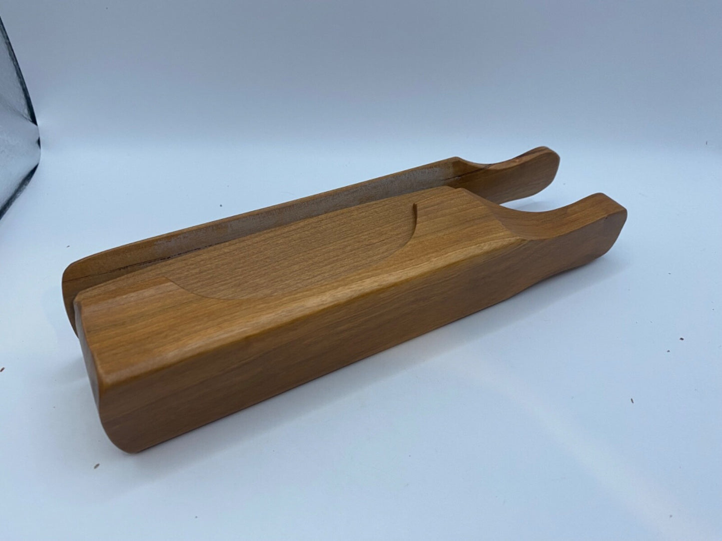 Genuinely Amish Crafted "Handle Half Moon" Turkey Box Call - New, Unused! Wooden