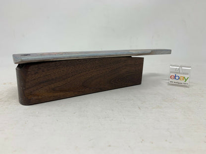 Wooden Amish Crafted Painted Lid Turkey Box Call - Elk Scene
