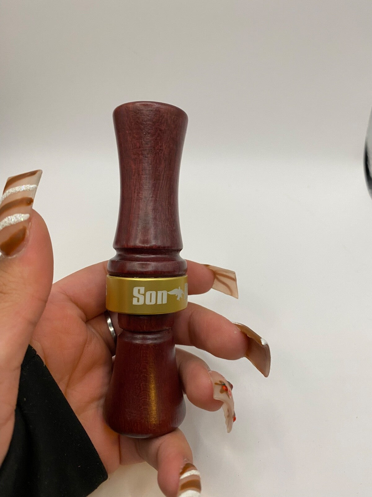 Wooden Amish Crafted Son Rize Duck Call - Big, Full Sound - New, Unused!