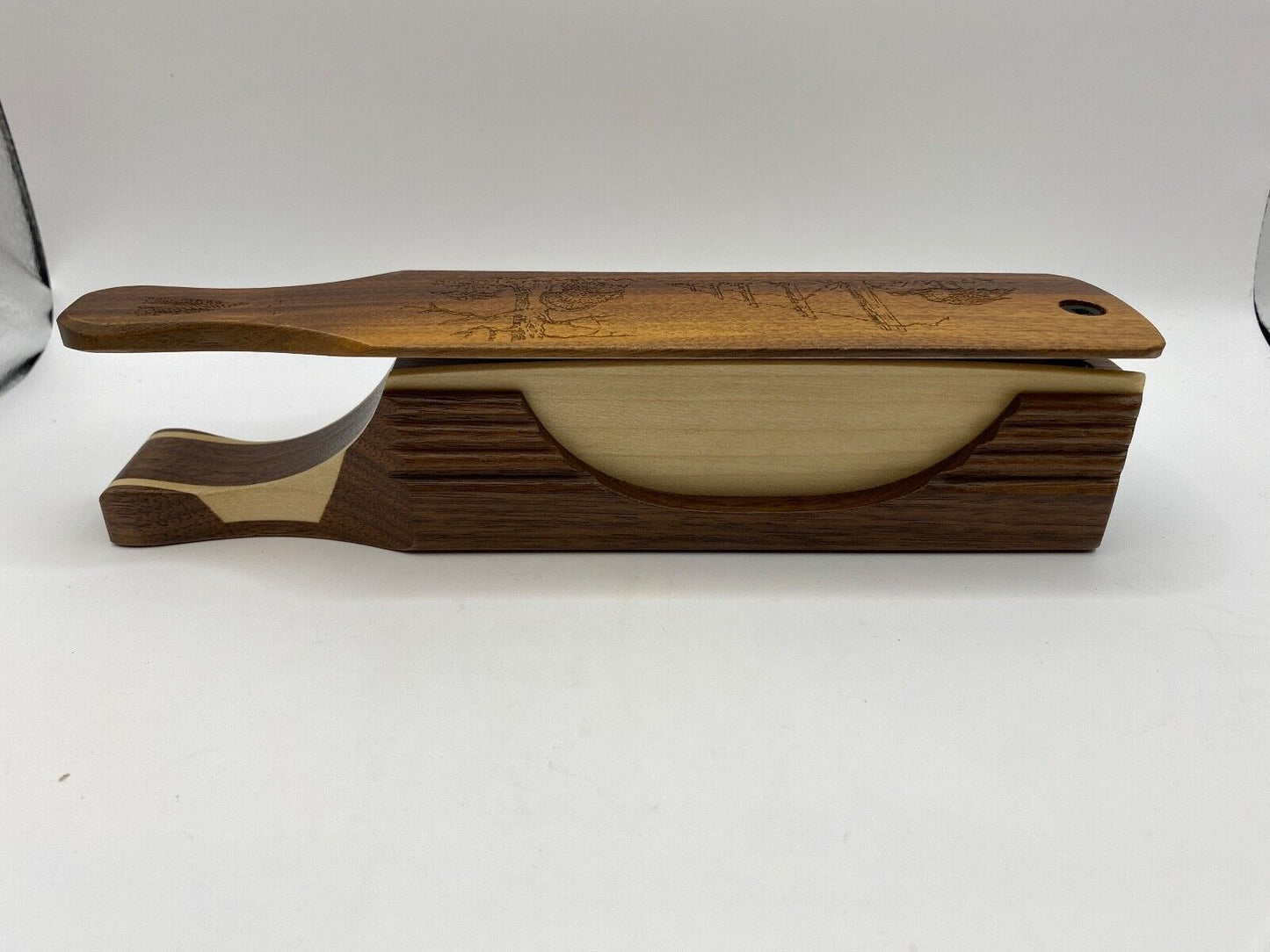 Genuinely Amish Crafted "Handle Half Moon" Turkey Box Call