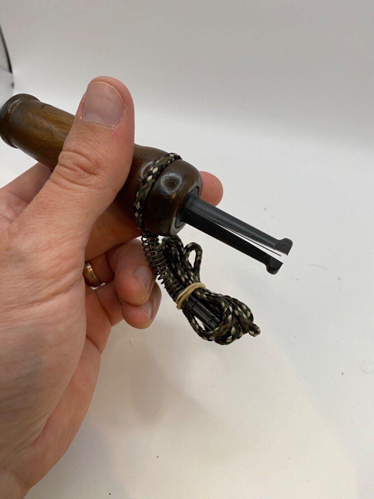 Genuinely Amish Crafted Female Elk Cow Call with Lanyard