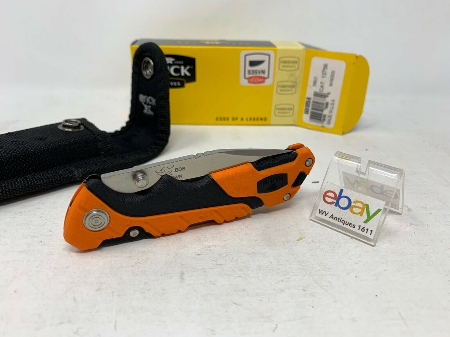 Buck USA 661 Small Pursuit PRO Folding Hunting Knife with Sheath - New In Box!