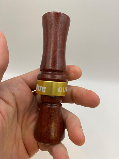 Wooden Amish Crafted Son Rize Duck Call - Big, Full Sound - New, Unused!