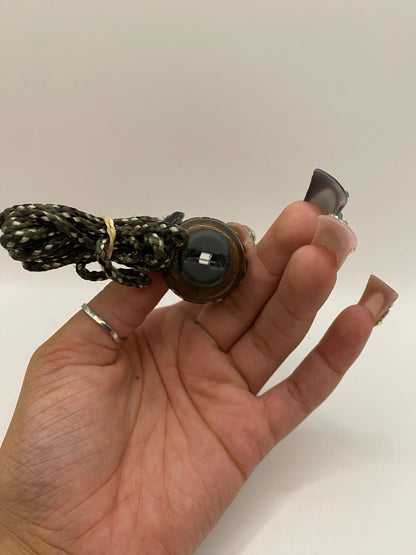 Genuinely Amish Crafted Female Elk Cow Call with Lanyard - New, Unused! Wooden!