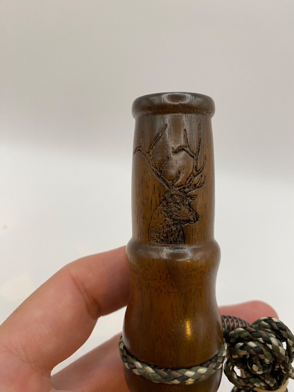 Genuinely Amish Crafted Female Elk Cow Call with Lanyard