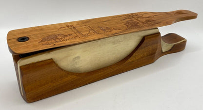 Genuinely Amish Crafted "Handle Half Moon" Turkey Box Call