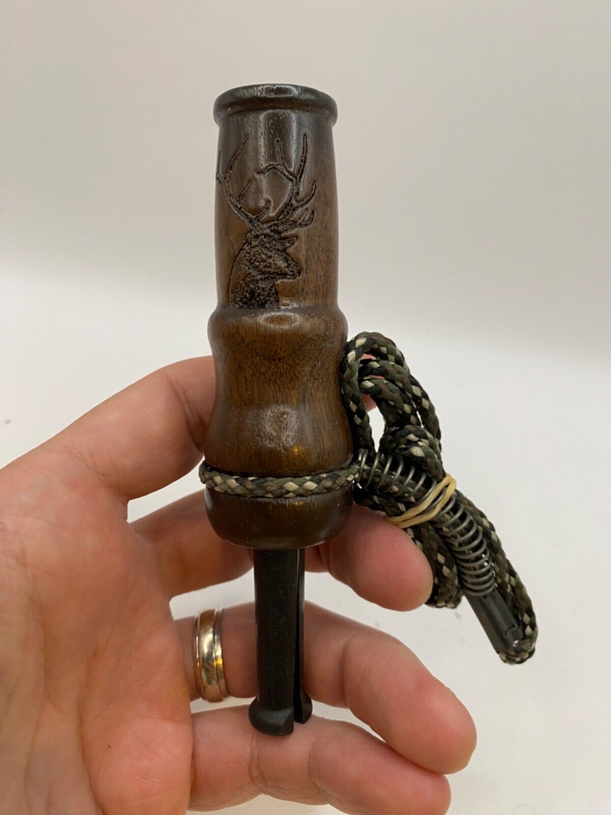 Genuinely Amish Crafted Female Elk Cow Call with Lanyard