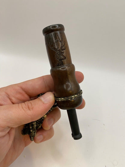 Genuinely Amish Crafted Female Elk Cow Call with Lanyard