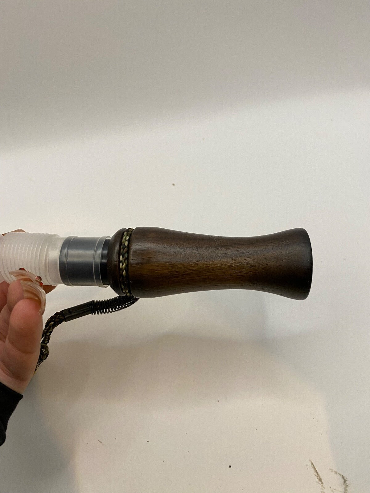 Genuinely Amish Crafted Wooden Coyote Howler Call with Lanyard - New, Unused!