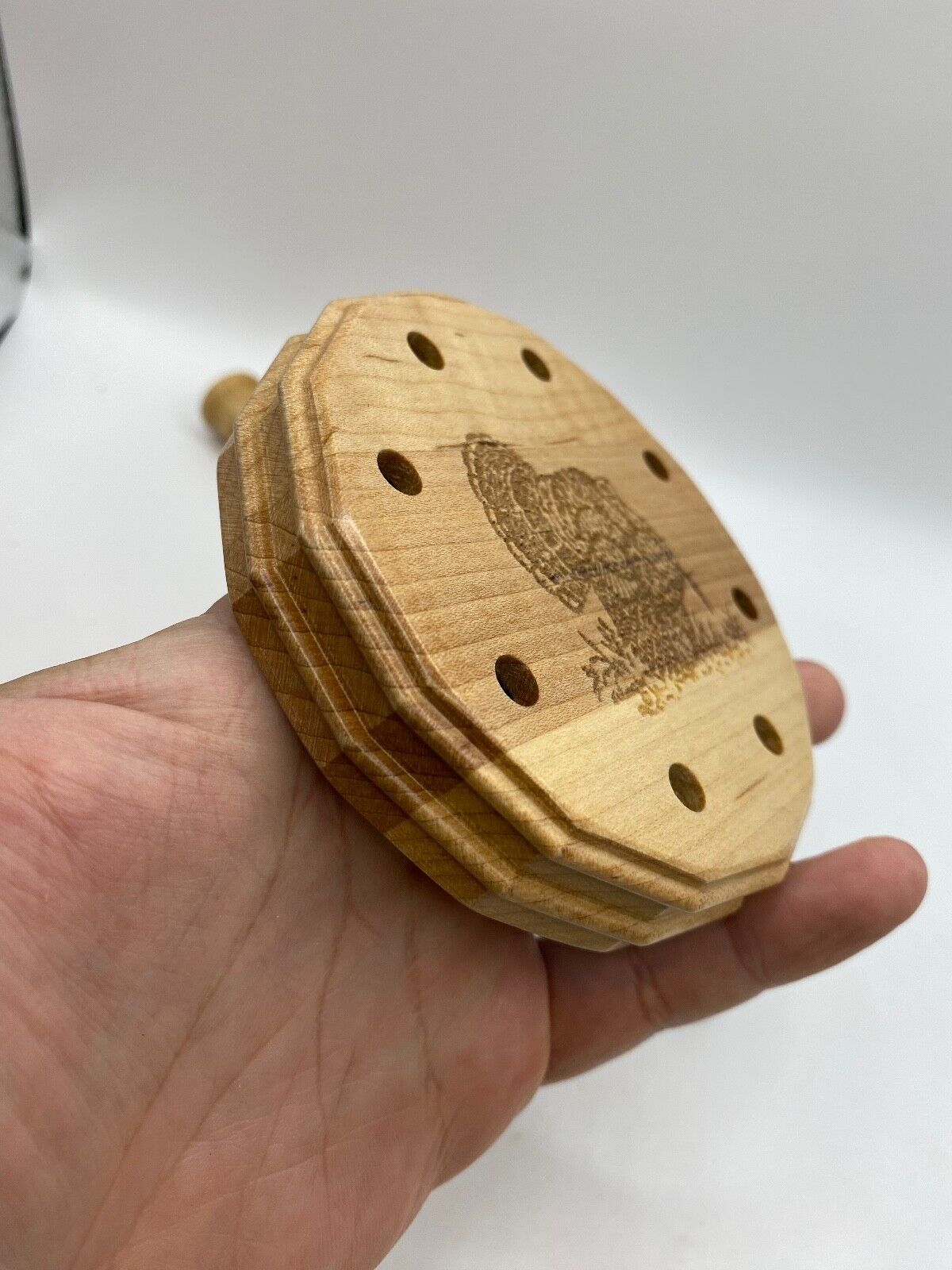 Genuinely Amish Crafted Turkey Friction Call with Striker