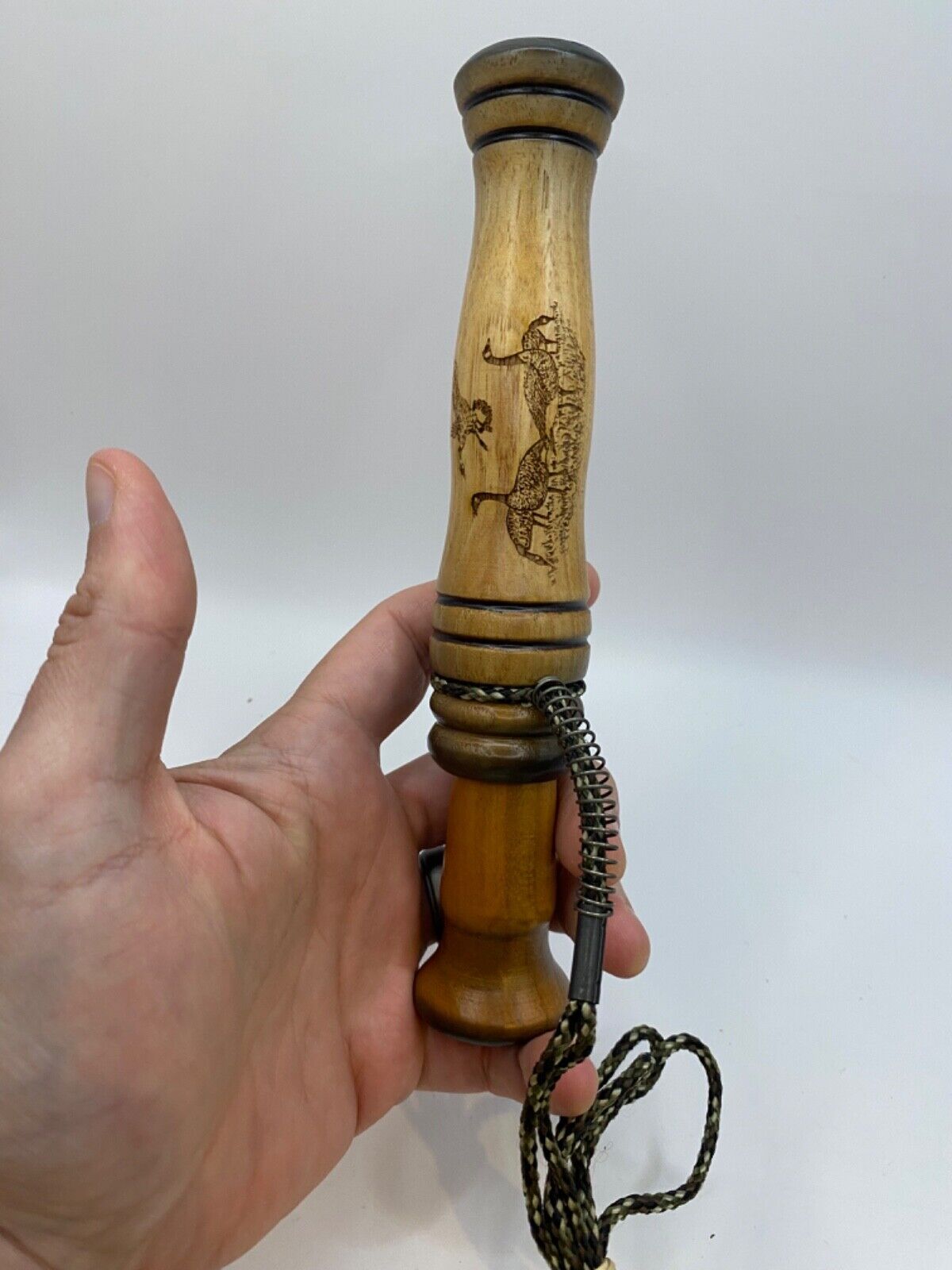 Genuinely Amish Crafted Goose Call with Lanyard - Honker