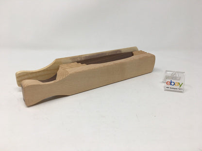 Wooden Amish Crafted "10" Handle Half Moon" Turkey Box Call