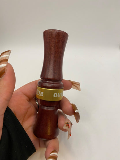 Wooden Amish Crafted Son Rize Duck Call - Big, Full Sound - New, Unused!