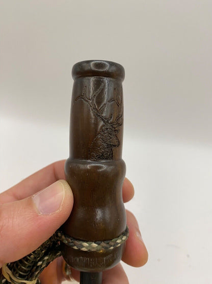 Genuinely Amish Crafted Female Elk Cow Call with Lanyard