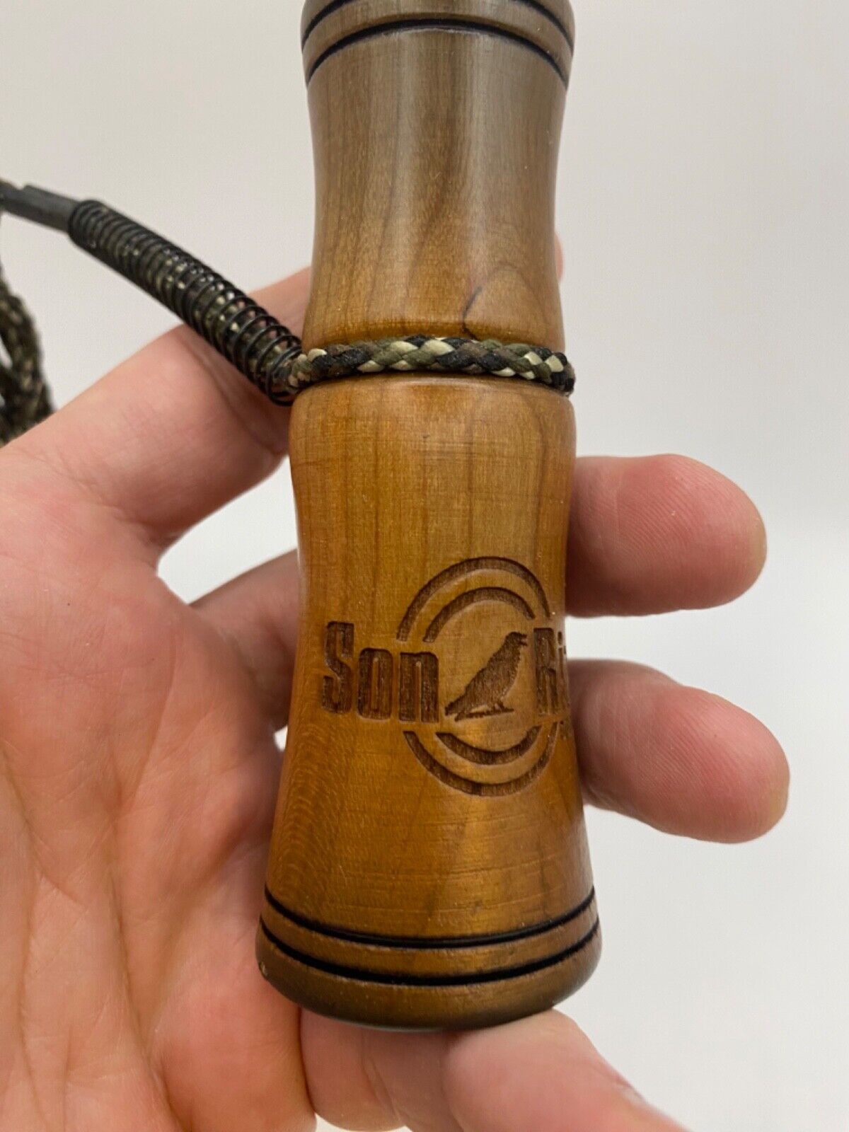 Wooden Amish Crafted Son Rize Crow Call - Big, Full Sound