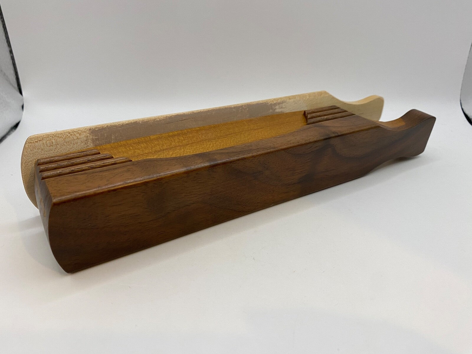 Wooden Amish Crafted "10" Handle Half Moon" Turkey Box Call - New, Unused! Nice!