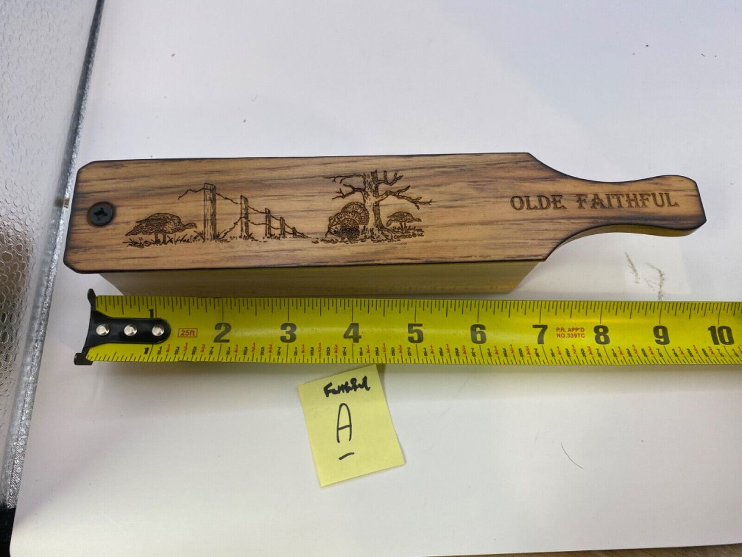 Genuinely Amish Crafted "Old Faithful" Turkey Box Call