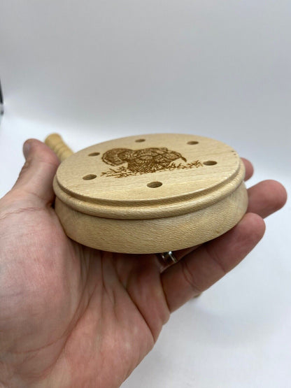 Genuinely Amish Crafted Turkey Friction Call with Striker - New, Unused - Wooden