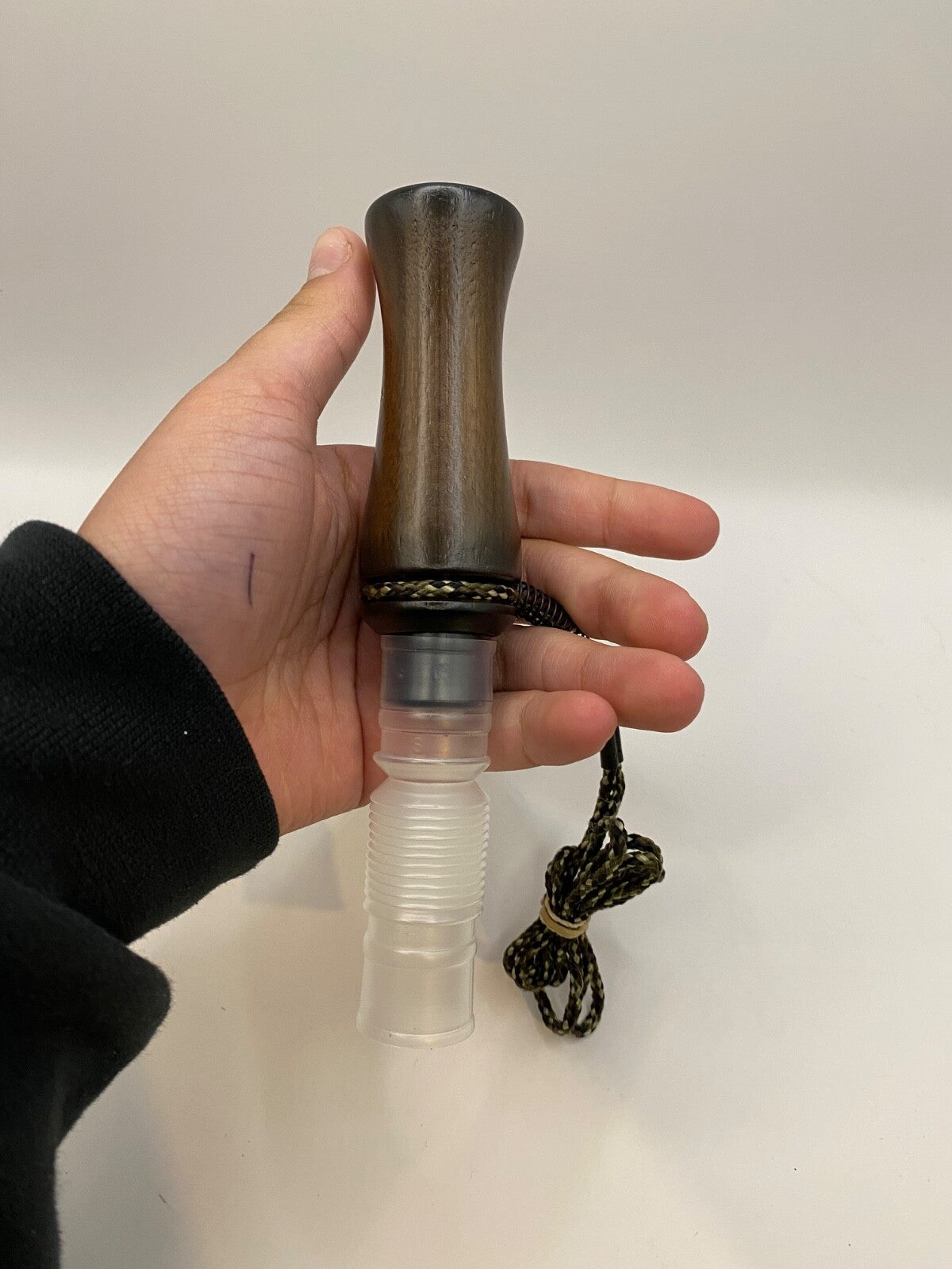 Genuinely Amish Crafted Wooden Coyote Howler Call with Lanyard - New, Unused!