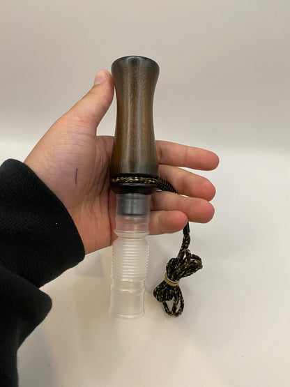 Genuinely Amish Crafted Wooden Coyote Howler Call with Lanyard - New, Unused!