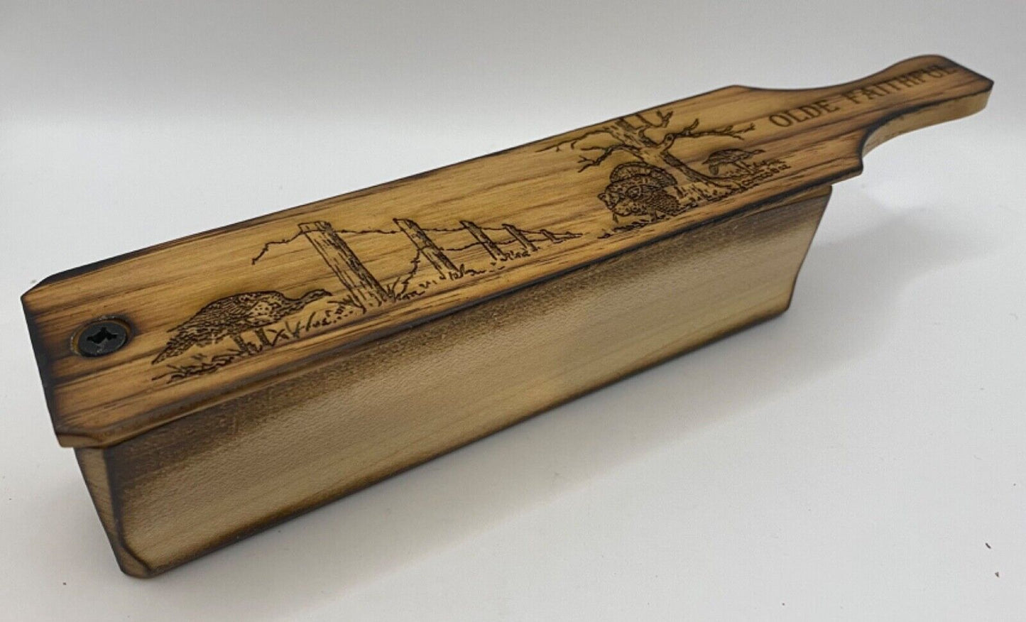 Genuinely Amish Crafted "Old Faithful" Turkey Box Call