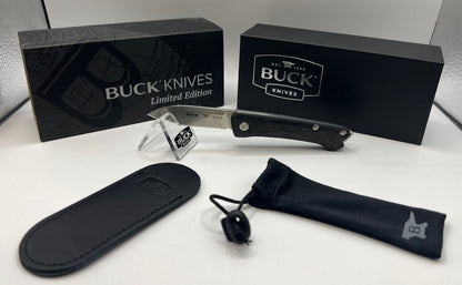 Buck USA 250 Saunter 2022 Legacy Collection Knife - Marble Carbon Fiber, S35VN