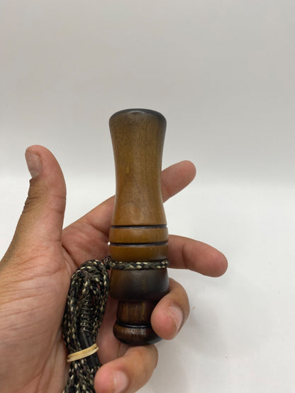 Genuinely Amish Crafted Duck Call with Lanyard - Wooden - New, Unused!