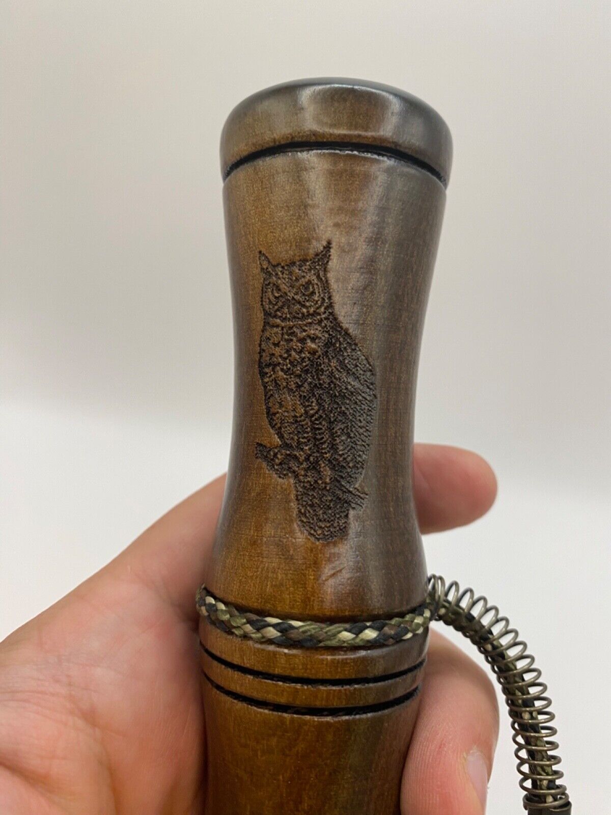Genuinely Amish Crafted Barred Owl Hooter / Call - Wooden - Turkey Locator Call!