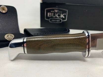 Buck USA 103 Skinner PRO with Sheath, Single Blade, Micarta Handle, S35VN New