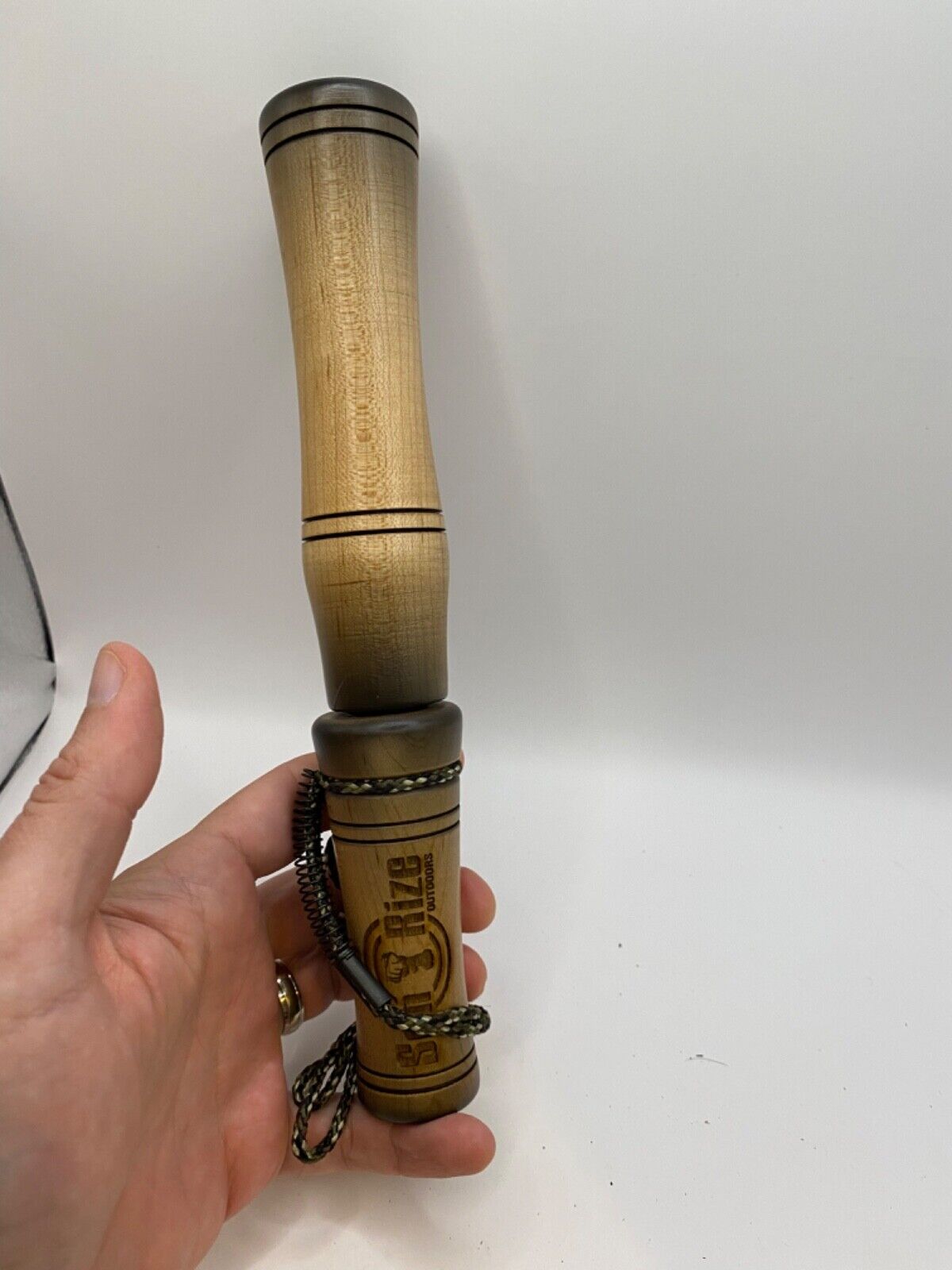 Wooden Amish Crafted Son Rize Buck / Deer Grunt Call - All Wood, Deep Sound!