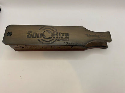 Wooden Amish Crafted Custom Engraved "Son Rize" Turkey Box Call - 2024