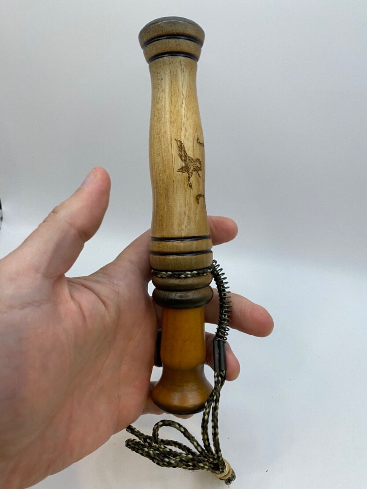 Genuinely Amish Crafted Goose Call with Lanyard - Honker