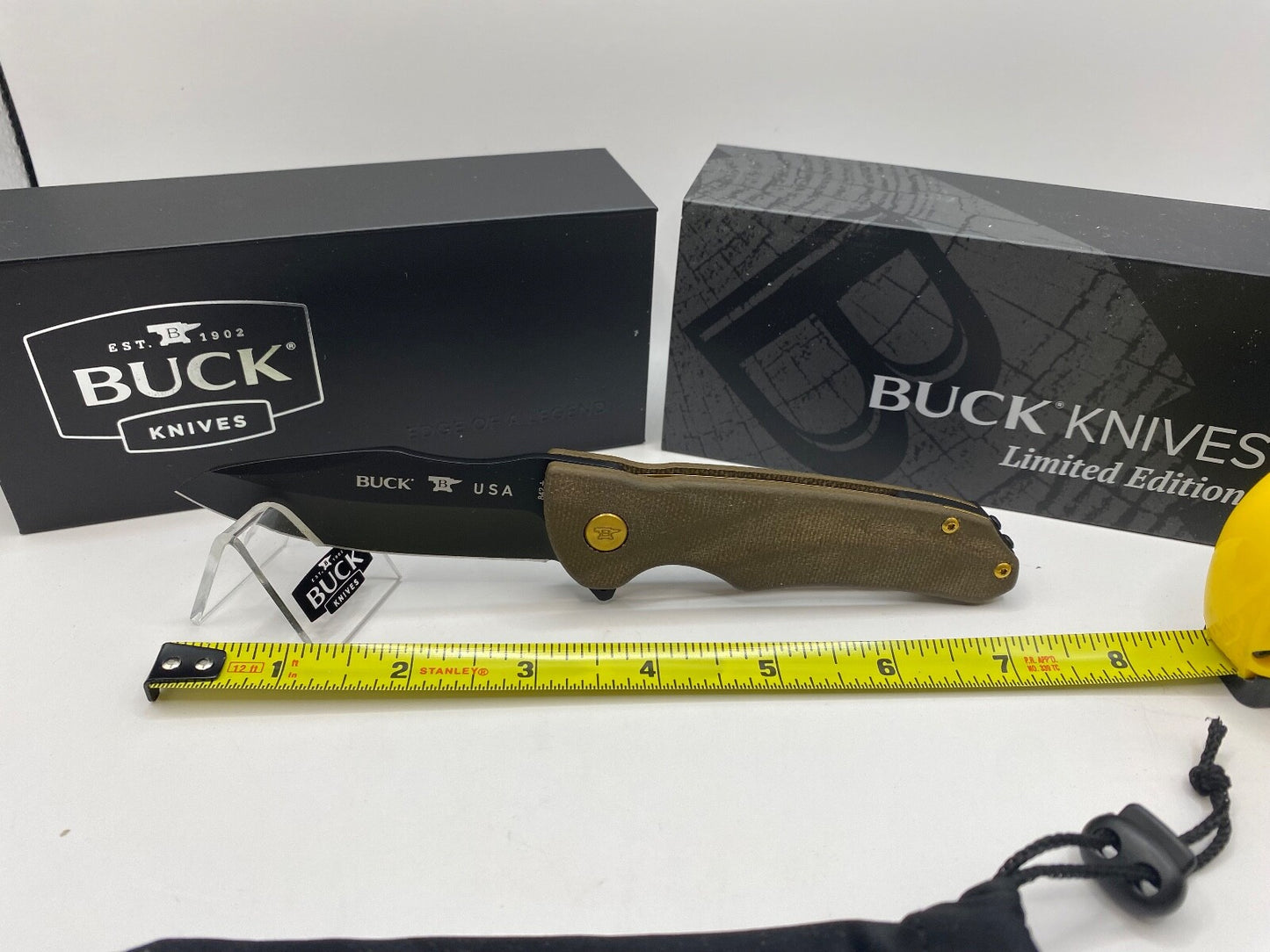 Buck USA 842 Sprint Ops Pro 2022 Limited Edition Knife with Pocket Clip, S45VN !
